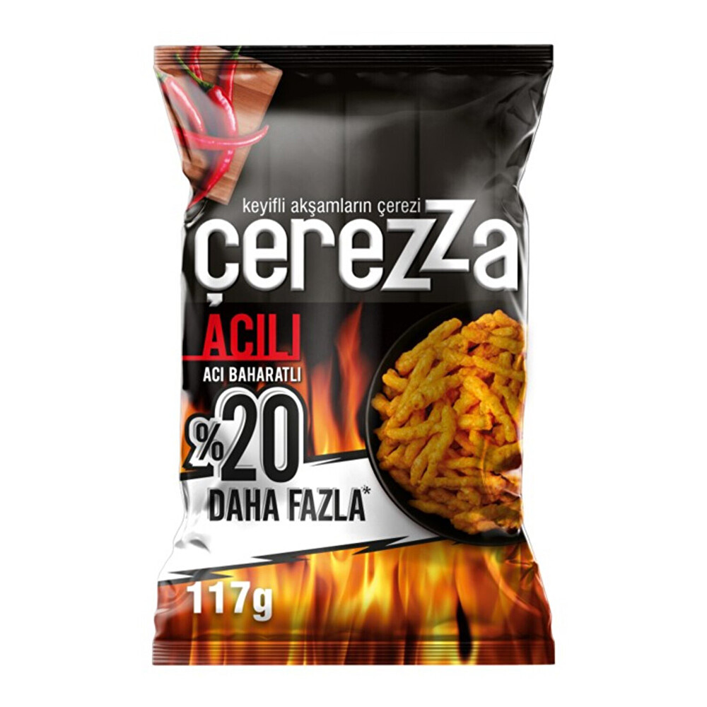 Çerezza Acı Baharatlı Mısır Cipsi Süper Boy 117 g Cips Fiyatı