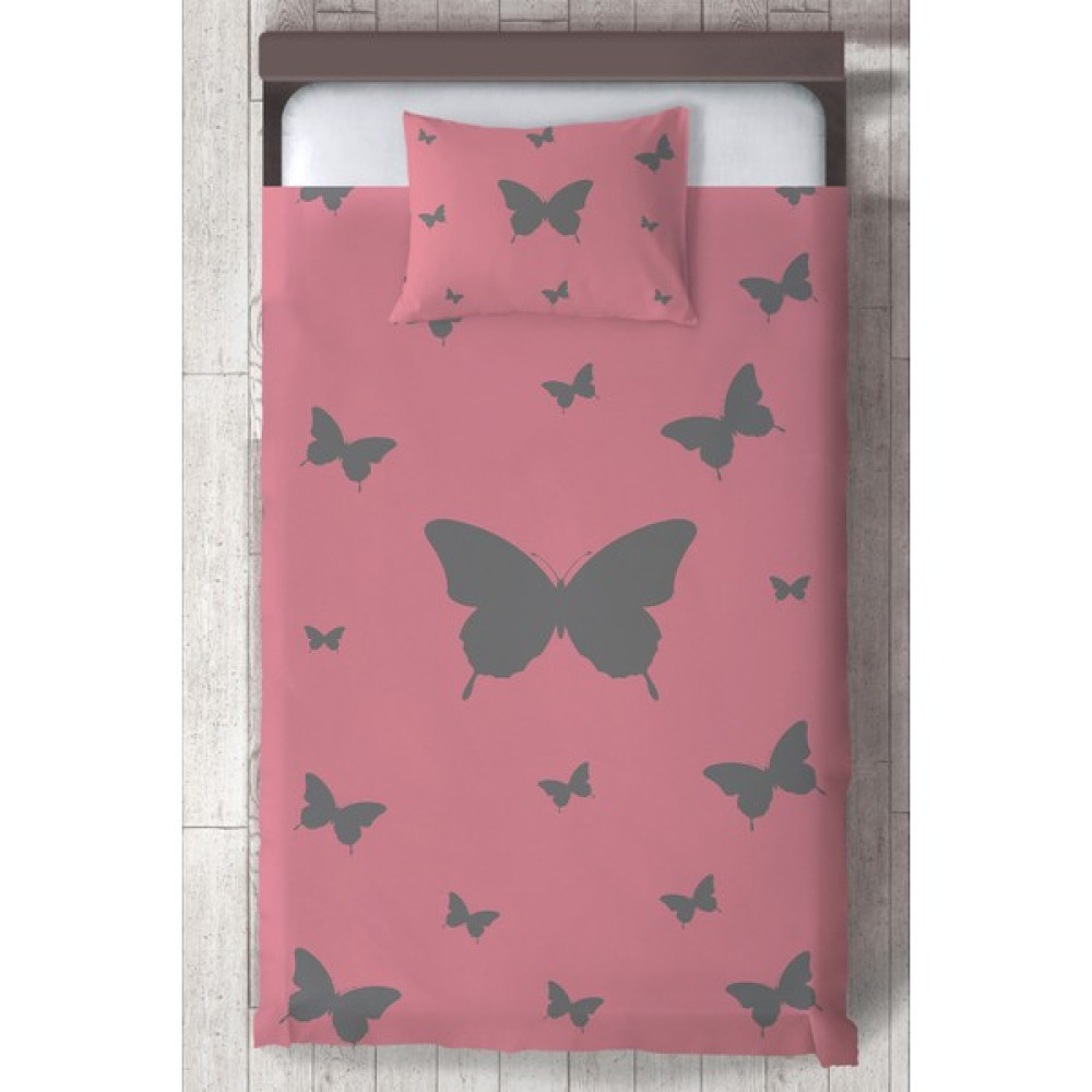 Ceritti Bebek ve Çocuk Odası Kelebekli Organik Boyalı, Renkli Yatak Örtüsü Seti Toplam 2 Parça ( 1 Adet Yatak Örtüsü 140X220CM, 1 Adet Yastık Kılıf... Yatak Örtüsü Fiyatı