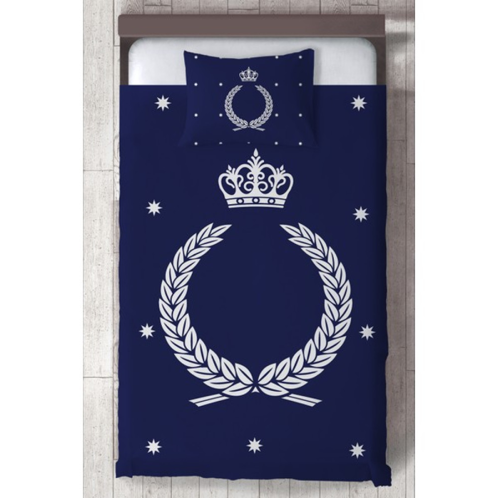 Ceritti Bebek ve Çocuk Odası Lacivert Modern Organik Boyalı, Renkli Yatak Örtüsü Seti Toplam 2 Parça ( 1 Adet Yatak Örtüsü 140X220CM, 1 Adet Yastık... Yatak Örtüsü Fiyatı
