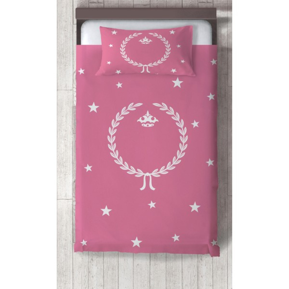 Ceritti Bebek ve Çocuk Odası Pembe Başak Desenli Organik Boyalı, Renkli Yatak Örtüsü Seti Toplam 2 Parça ( 1 Adet Yatak Örtüsü 140X220CM, 1 Adet Ya... Yatak Örtüsü Fiyatı