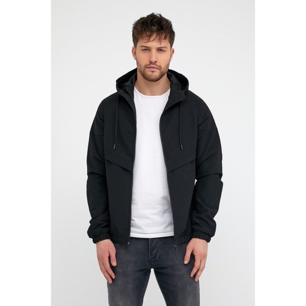 Çerme Erkek Slim Fit Siyah Su ve Rüzgar Geçirmez Mevsimlik Mont Erkek Mont Fiyatı