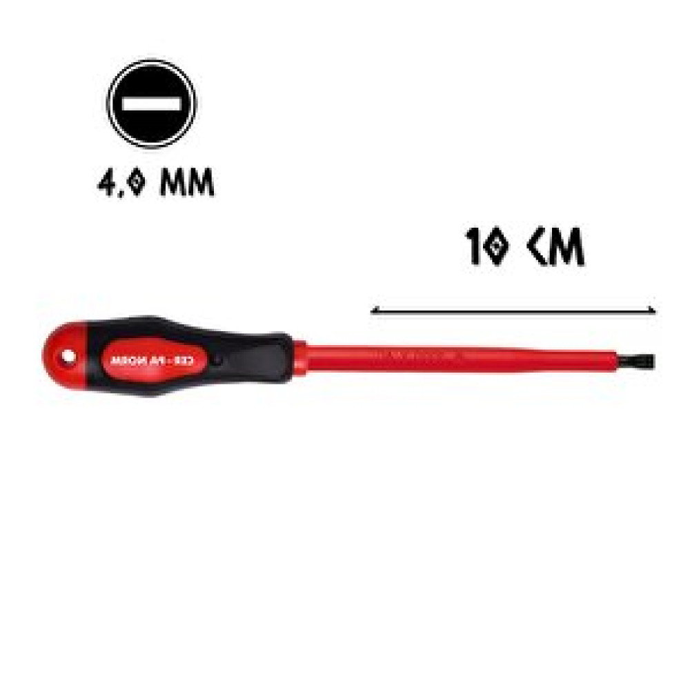 Cerpa-Norm Cer-pa Norm Prosoft İzoleli Tornavida Mıknatıslı Düz Uçlu 4.0 - 10 Cm. Tornavida Fiyatı