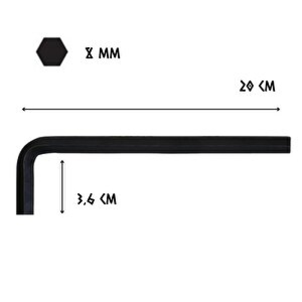 Cerpa-Norm Cer-pa Norm Tekli Alyan Uzun - 8.0 Mm. Anahtar Fiyatı