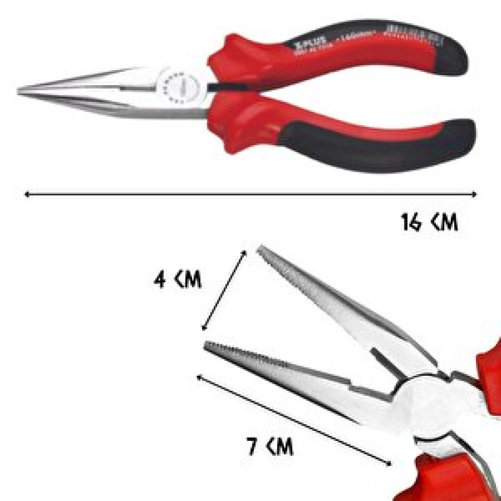 Cerpa-Norm Cer-pa Norm X-plus Düz Kargaburun Uzun Pense 160 Mm. Pense Fiyatı