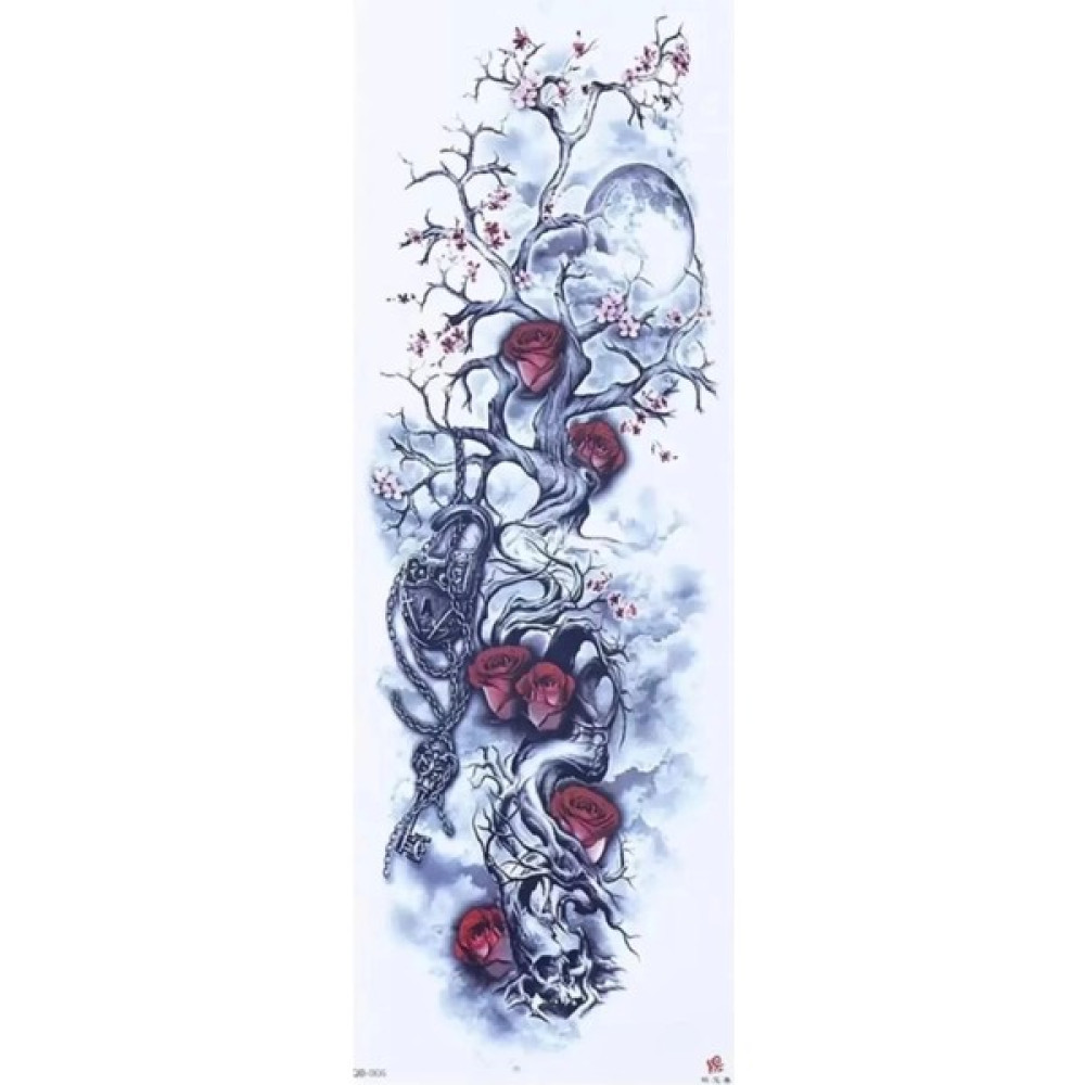 Cersal Geçici Çiçek ve Ağaç Kol Dövme Tattoo Altın, Takı & Aksesuar Fiyatı