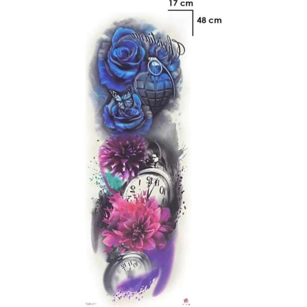 Cersal Geçici Çiçek ve Saat Kol Dövme Tattoo Altın, Takı & Aksesuar Fiyatı