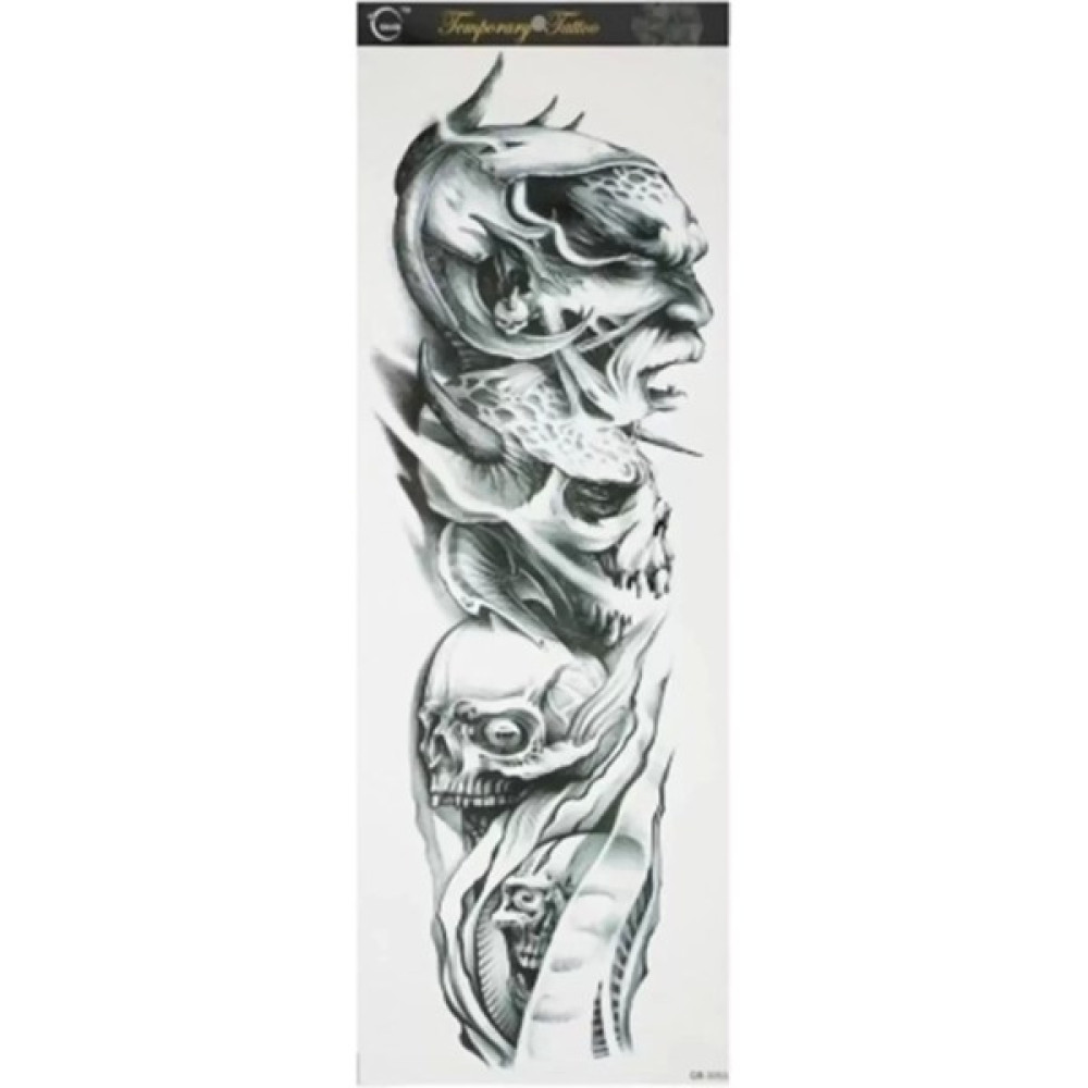 Cersal Geçici Kurukafa ve Şeytan Dövme Tattoo Altın, Takı & Aksesuar Fiyatı