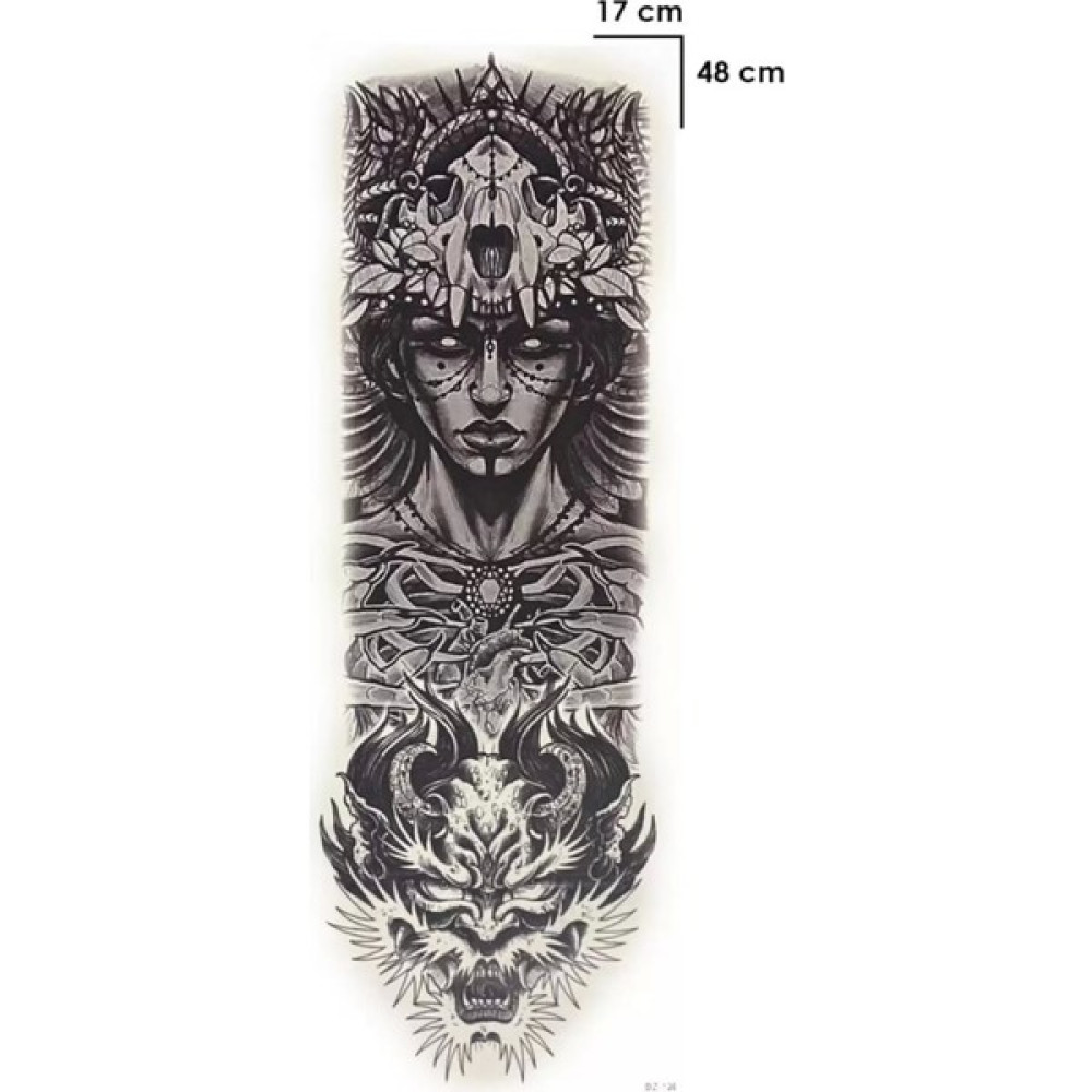 Cersal Geçici Savaşçı Kadın Kol Dövme Tattoo Altın, Takı & Aksesuar Fiyatı