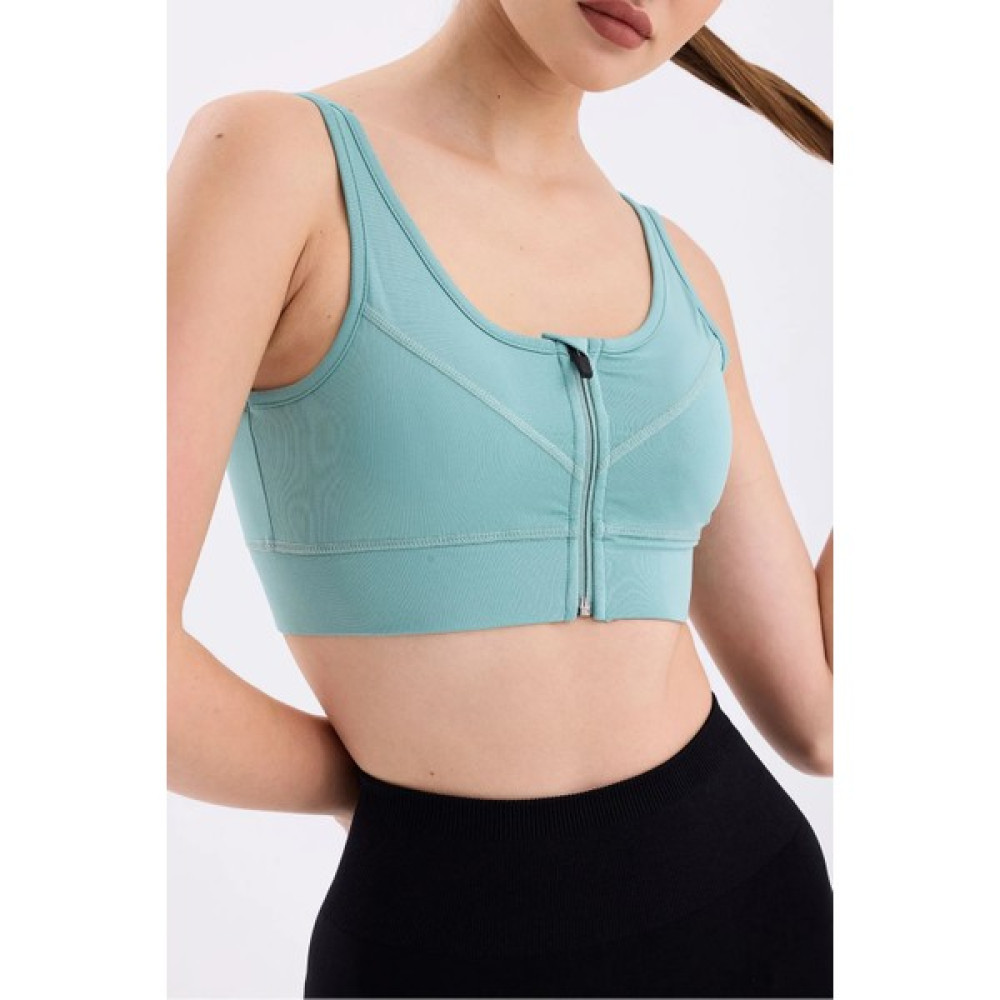 Cervus Kadın Fermuar Detaylı Büstiyer / Spor Büstiyer Kadın İç Giyim / Çamaşır Fiyatı