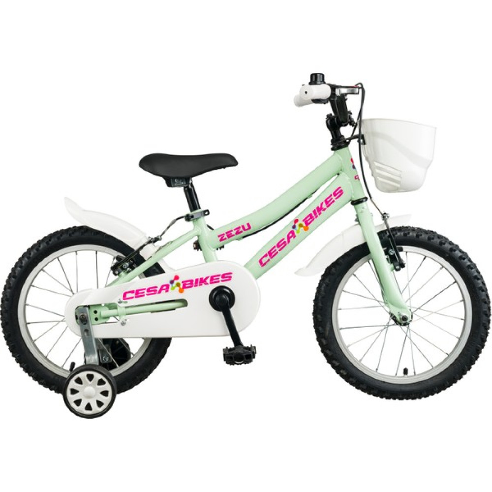 CESA BİSİKLET Classic Model 16 Jant Bisiklet 4-7 Yaş Pastel Yeşil-Pembe Çocuk Bisikleti Çocuk Bisikletleri Fiyatı