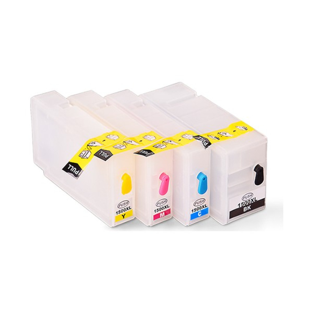 Cescesor Canon PGI-1500XL Uyumlu Kolay Dolan Kartuş - 4 Renk - Renkli Kartuşlar Fiyatı