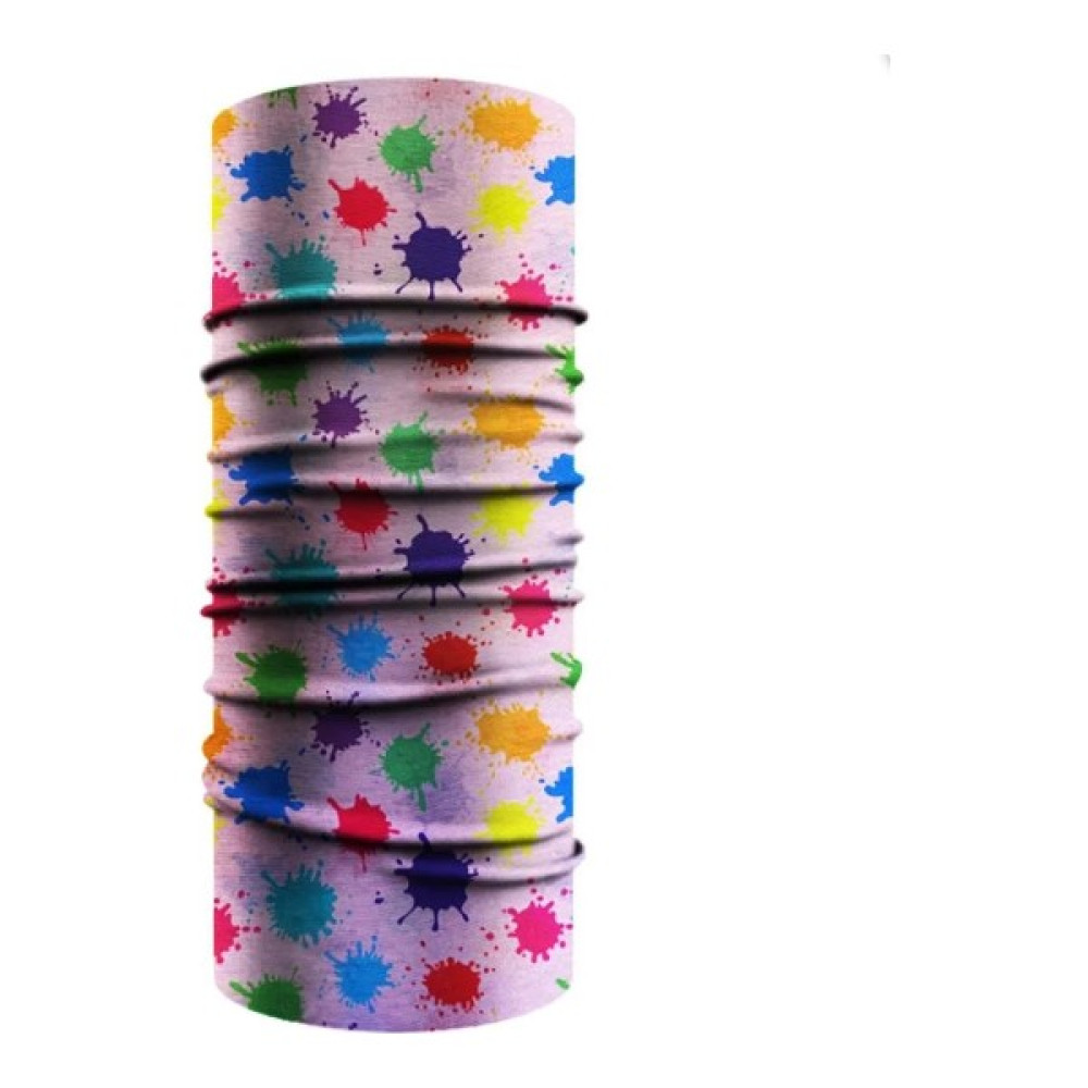 Cesi Collection Pembe Zemin Üzerine Boya Desenli Boyunluk Buff - Standart Oto Boyaları Fiyatı