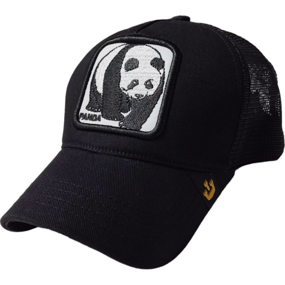 Cesicey Panda Fiğürlü Unisex Fileli Arkası Ayarlanabilir Şapka Siyah - Standart Oto Boyaları Fiyatı