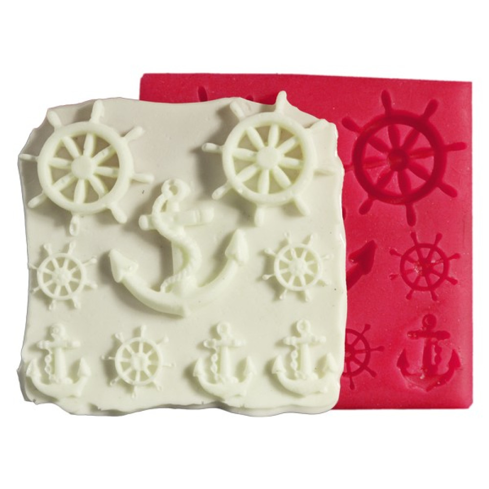 Cesil Şeker Hamuru Ve Kokulu Taş Kalıbı - Denizci Temali Set (7*7Cm) Tatlı ve Pasta Malzemeleri Fiyatı