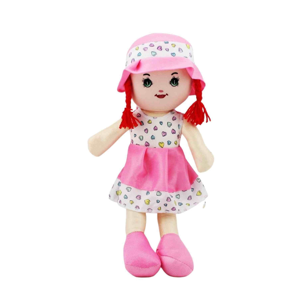 ÇEŞİT SEPETİM Pembe Elbiseli Oyuncak Bez Bebek 50 Cm Bez Bebek Peluş Oyuncaklar Fiyatı