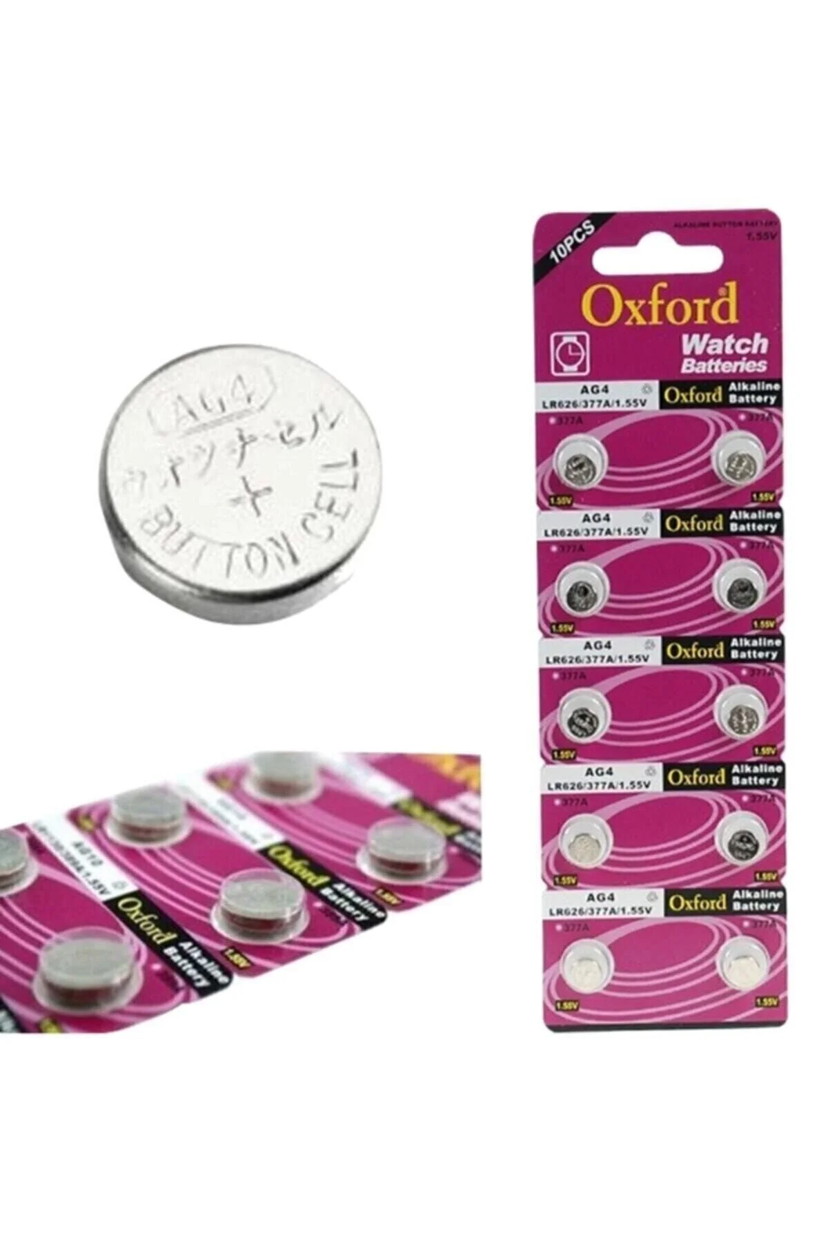 Çeşitli Oxford Ag4-377 Lr626 Alkalin Saat Pili 10lu Paket" Piller & Şarj Cihazları Fiyatı