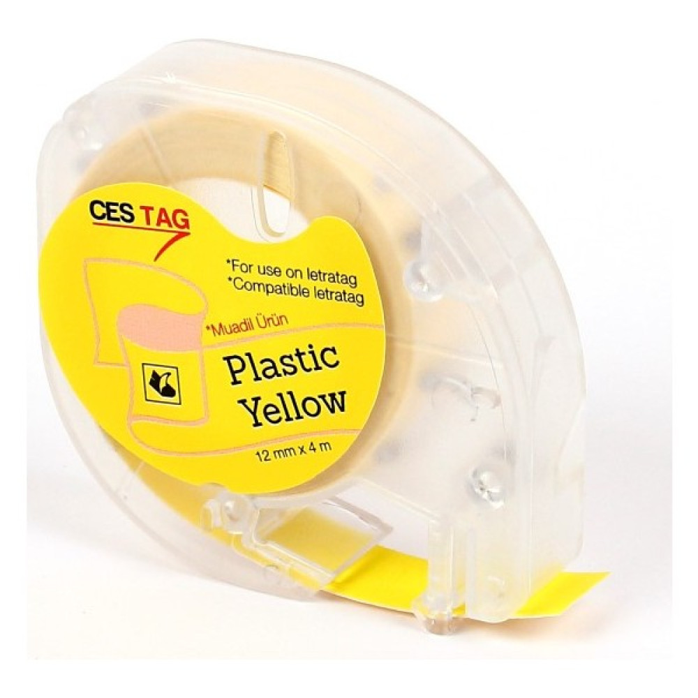 Cestag Dymo Letratag Muadil Plastik Şerit Etiket 10'lu Sarı Sarf Tüketim Malzemeleri Fiyatı