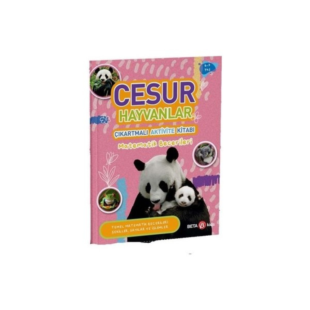 Cesur Hayvanlar - Çıkartmalı Aktivite Kitabı Zihinsel Gelişim Kitapları Fiyatı