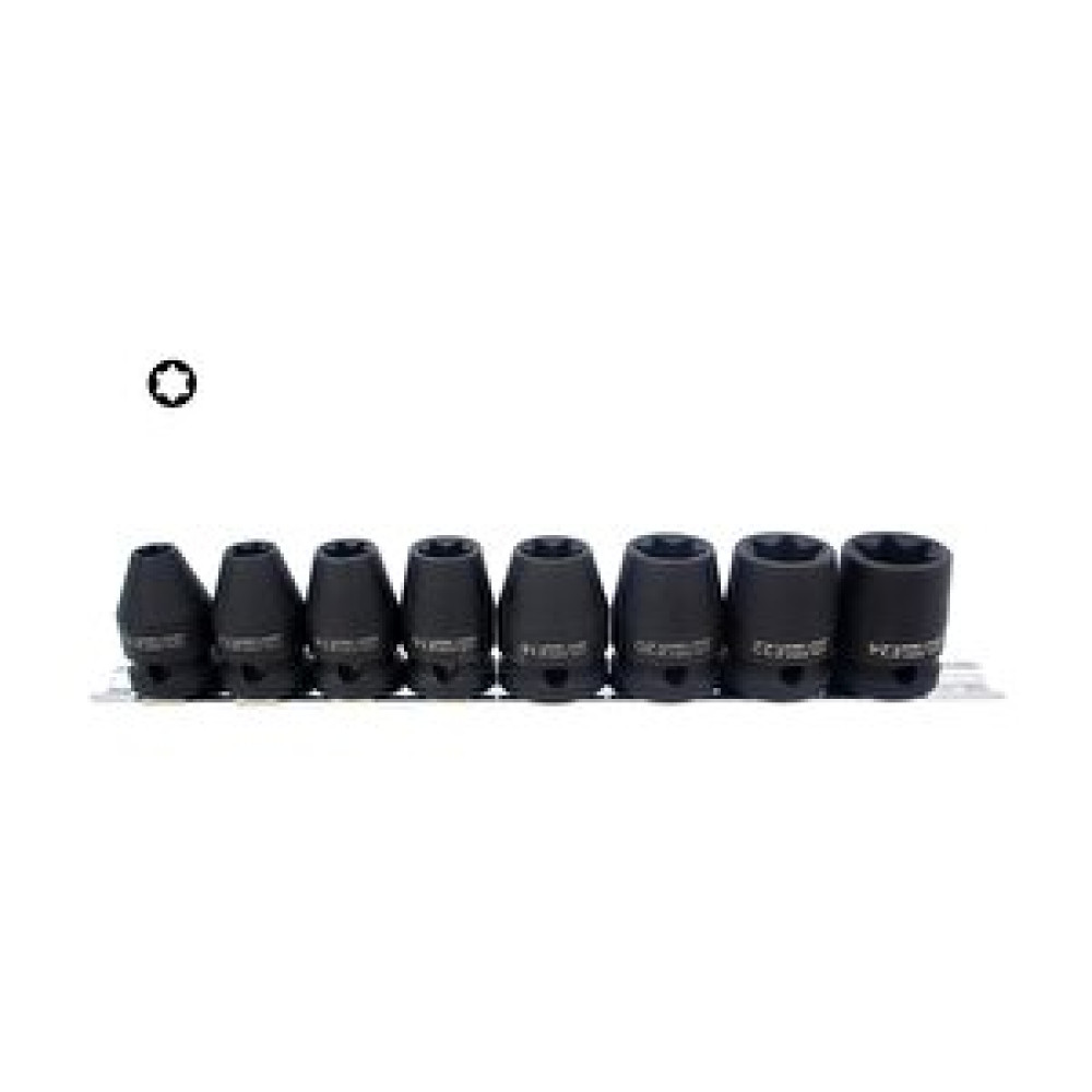 Ceta Form E10 - E24 1/2" Dişi Torx Havalı Lokma Takımı 8 Parça C66-r08 Lokma Takımı Fiyatı