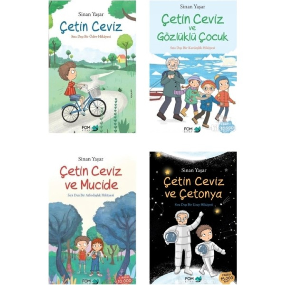 Çetin Ceviz - Çetin Ceviz ve Gözlüklü Çocuk - Çetin Ceviz ve Mucize - Çetin Ceviz ve Çetonya - Sinan Yaşar Çocuk Masal Fiyatı