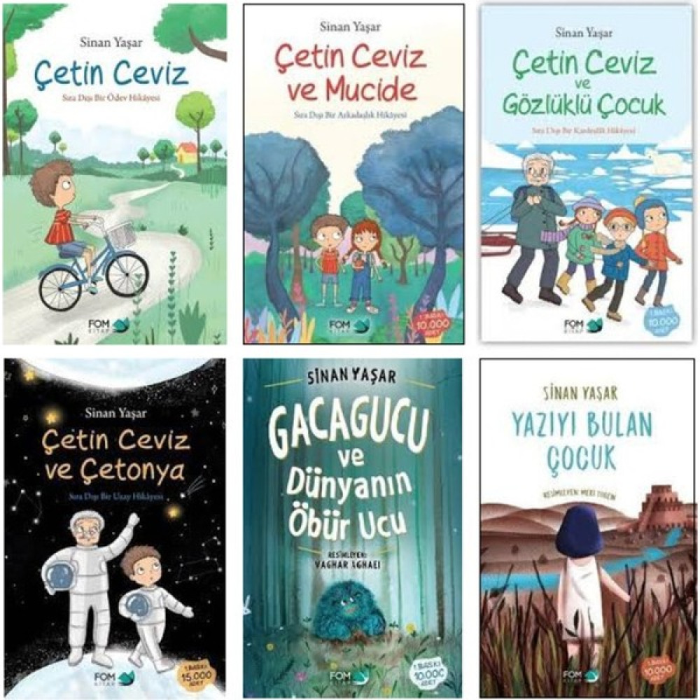 Çetin Ceviz Serisi- Gacagucu - Yazıyı Bulan Çocuk - 6 Kitap Set - Sinan Yaşar Çocuk Masal Fiyatı