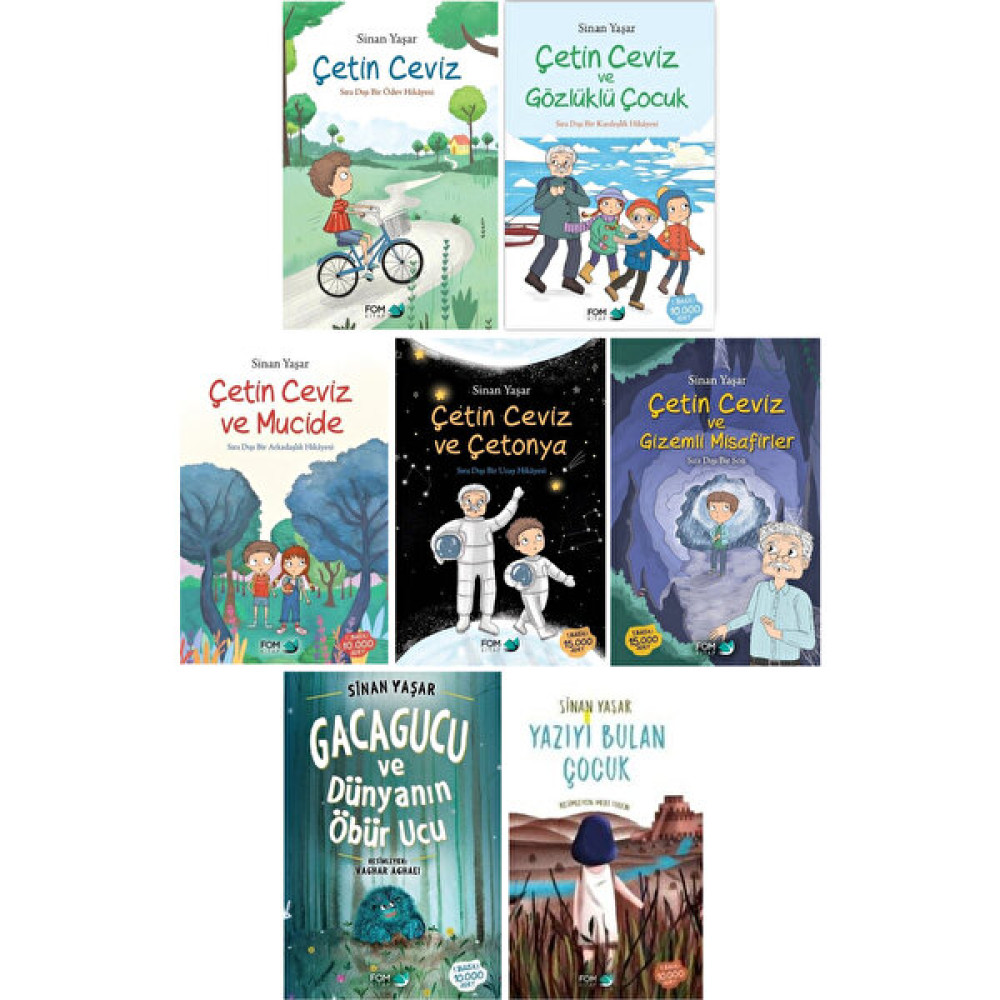 Çetin Ceviz Serisi - Gacagucu - Yazıyı Bulan Çocuk - 7 Kitap Set - Sinan Yaşar Çocuk Masal Fiyatı