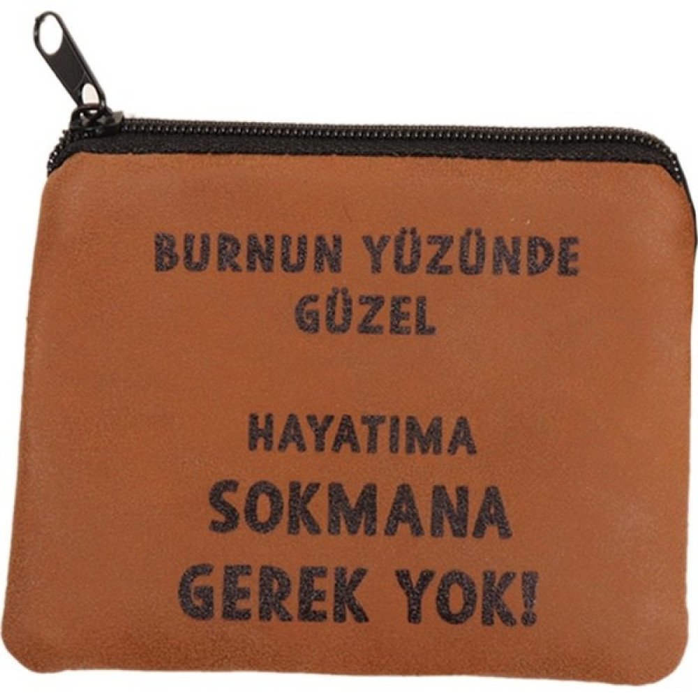 Cetinaccessories Burnun Yüzünde Güzel Tasarım Nubuk Bozuk Para Cüzdanı Bayan Cüzdan Fiyatı