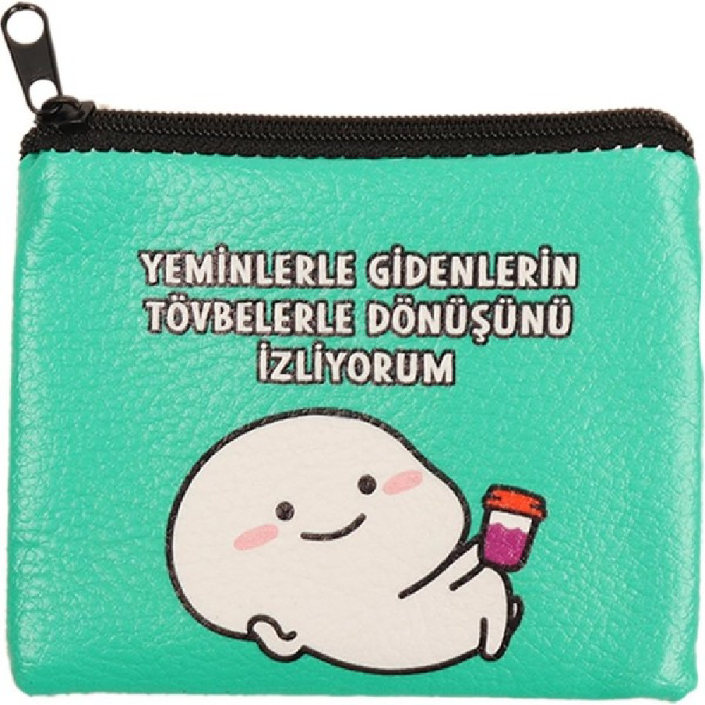 Cetinaccessories Yeminlerle Gidenlerin Tasarım Süet Bozuk Para Cüzdanı Bayan Cüzdan Fiyatı