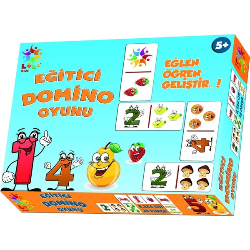 Çetiner Group Laço Puzzle LC015 Eğlen Öğren Eğitici Domino Oyunu Gülen Meyveler Eğitici Oyuncak Fiyatı