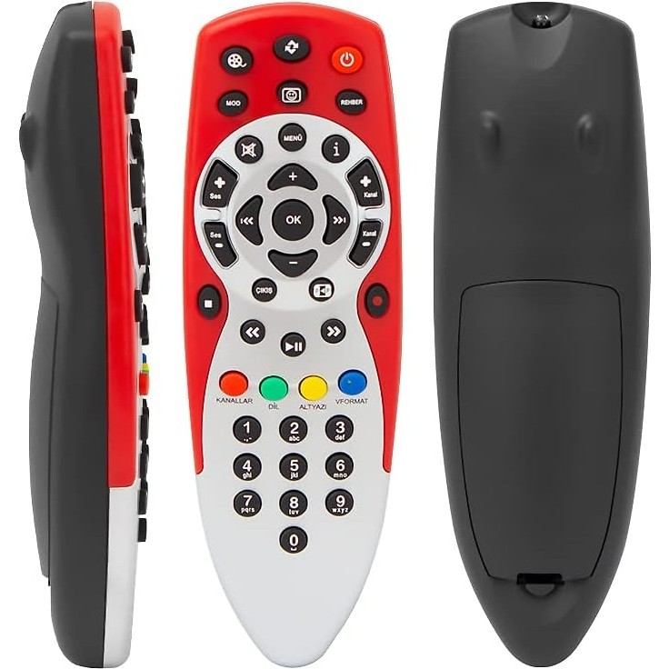 Cetking Digiturk Hd Plus Uydu Kumandası Kr0084 Rt-0084 Digiturk Kirmizi Kumanda TV Aksesuarları Fiyatı