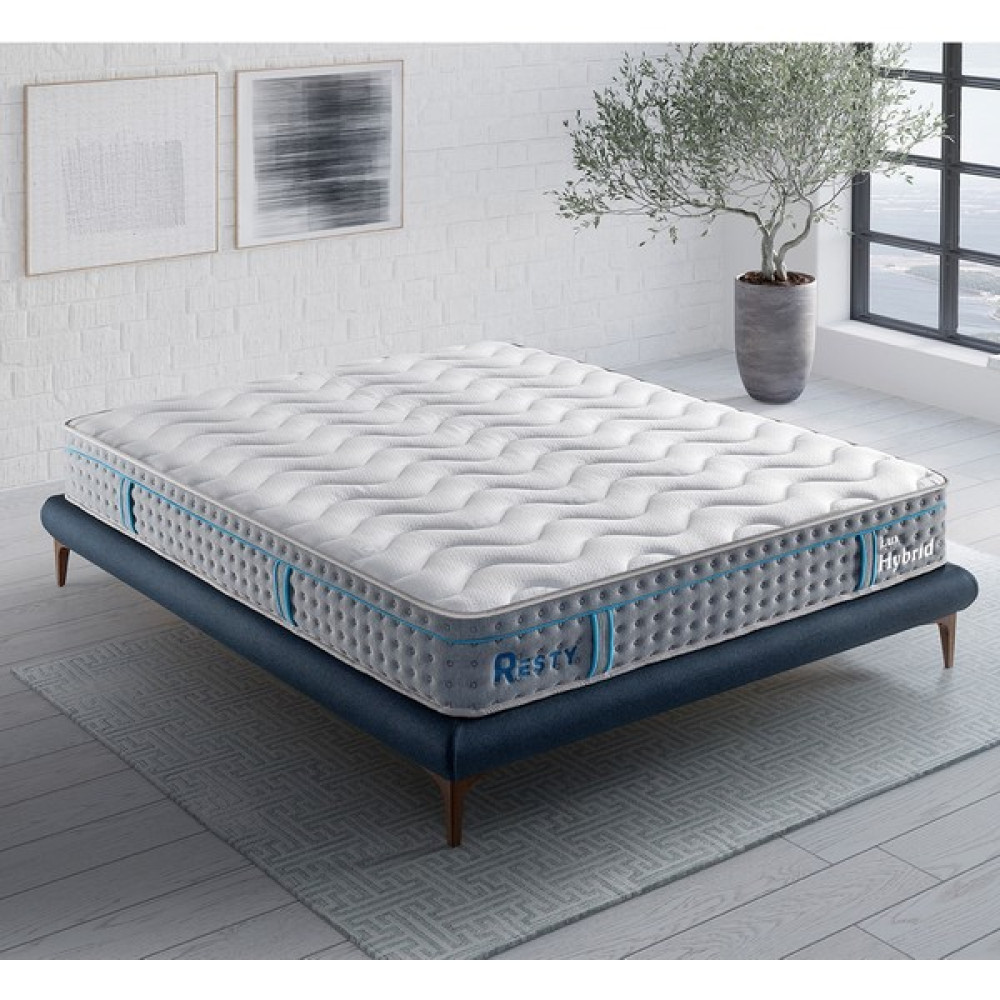Çetmen Resty Lux Hybrid Cool Viscojel Paket Yaylı Yatak - 120 x 200 cm Yatak Fiyatı
