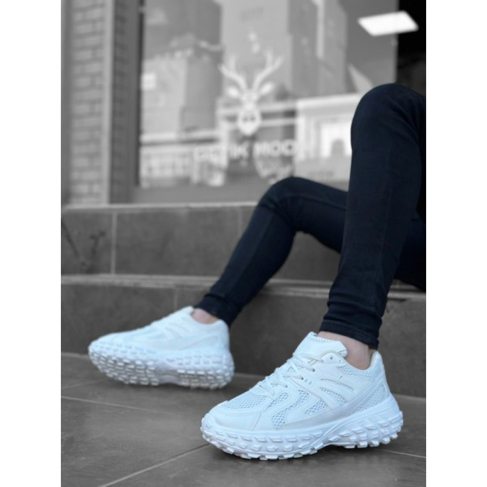 Ceturn Global CLZ946 Tarz Sneakers Ithal Beyaz Fileli Rahat Taban Spor Ayakkabısı Erkek Ayakkabıları Fiyatı