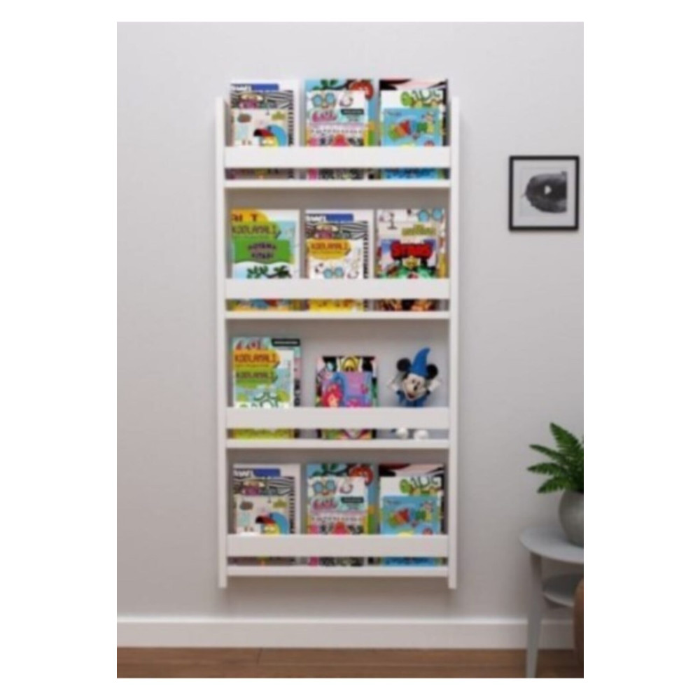 çevik ticaret Montessori Kitaplık Eğitici Çocuk Kitaplığı 4 Raflı Bebek-Çocuk Odası Fiyatı