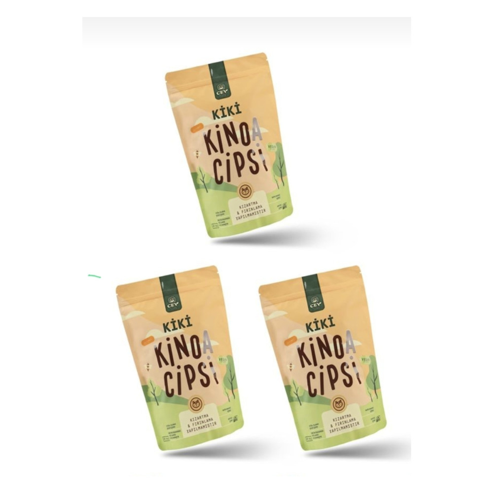 Cey Natural Foods 3 X Kiki Kinoa Cipsi 80gr Cips Fiyatı