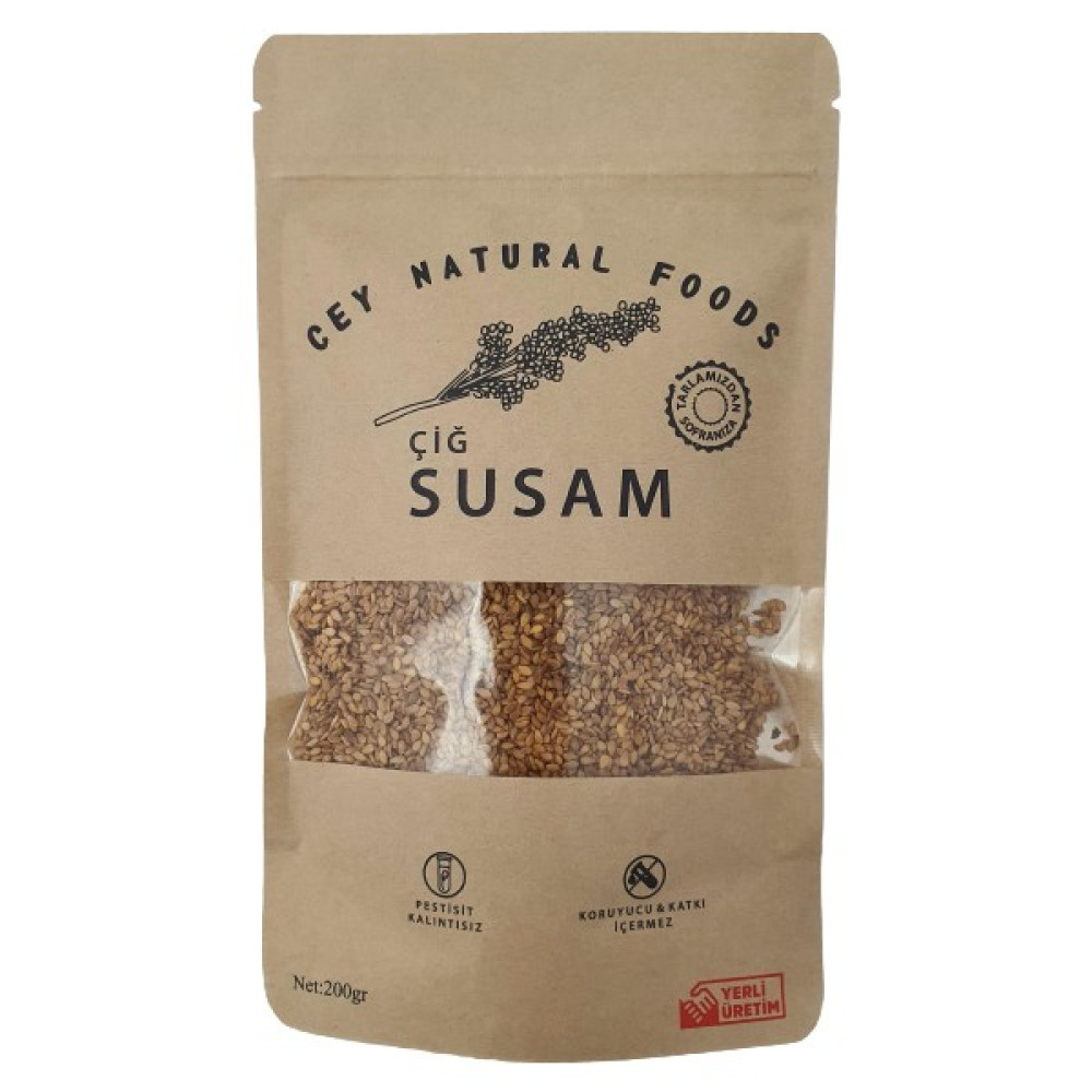 Cey Natural Foods Çiğ Susam - 200 gr Baharat Fiyatı