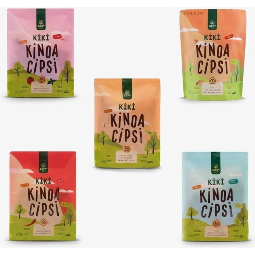 Cey Natural Foods Kiki Baharatlı Kinoa Cipsi 5'li Avantaj Paketi - 150 gr Diğer Fiyatı