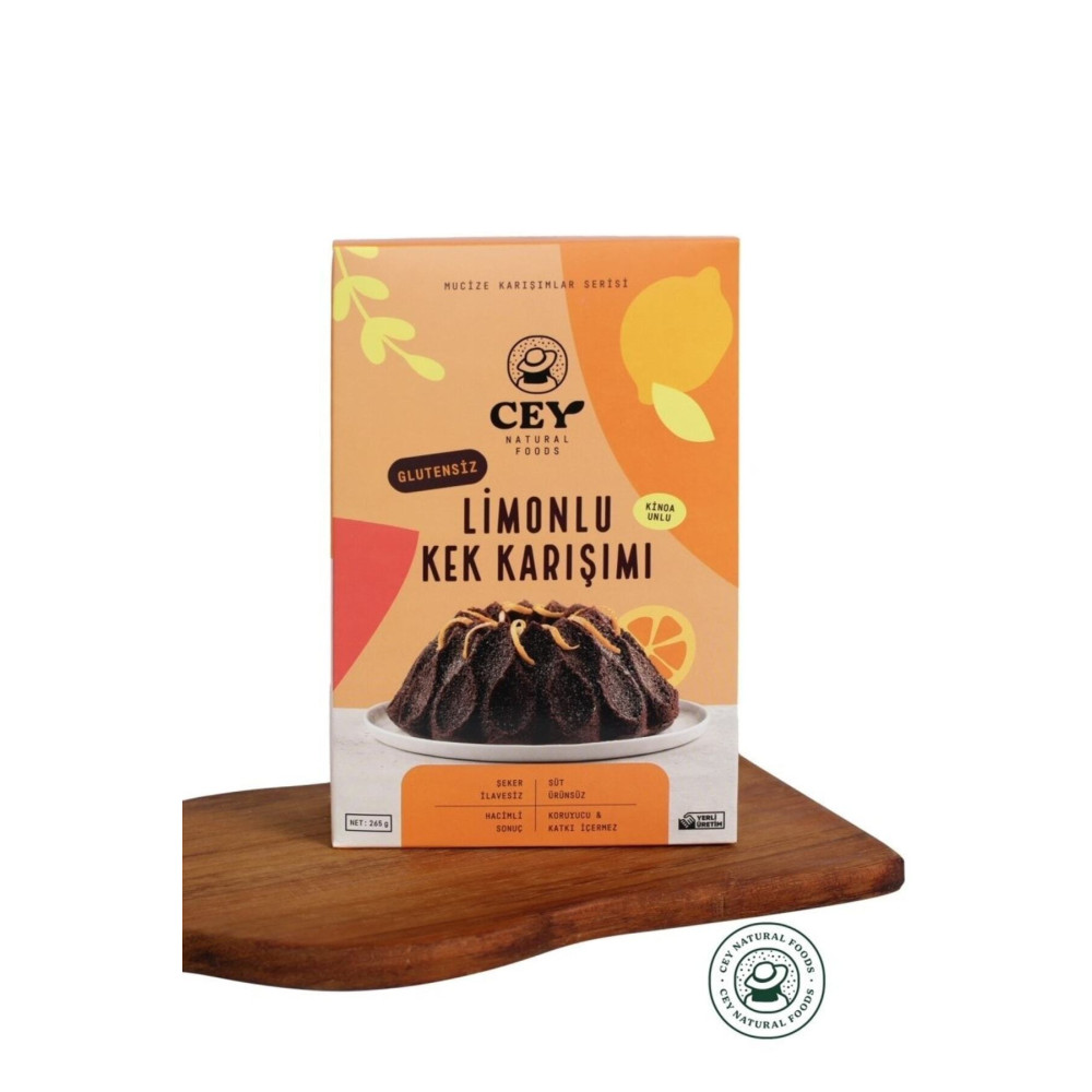 Cey Natural Foods Limonlu Kek Karışımı 265 G Tatlı ve Pasta Malzemeleri Fiyatı