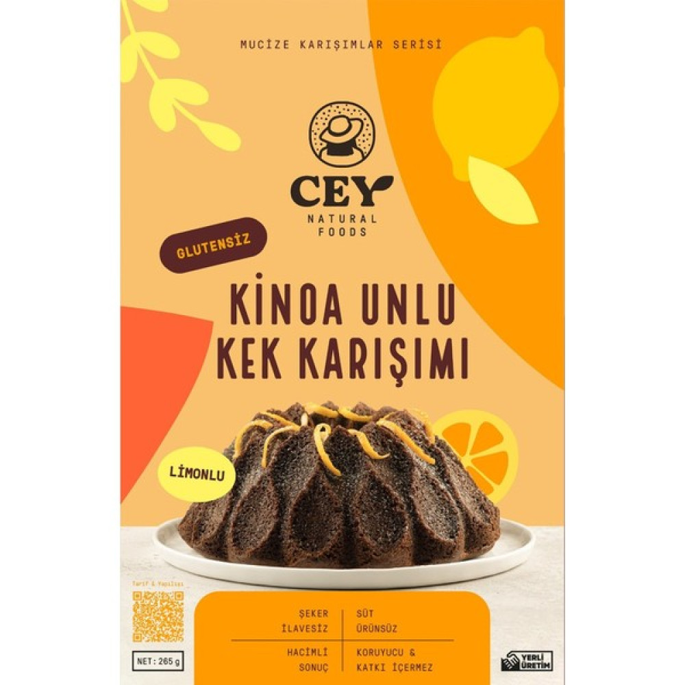 Cey Natural Foods Limonlu Kek Karışımı 265 gr Diğer Fiyatı