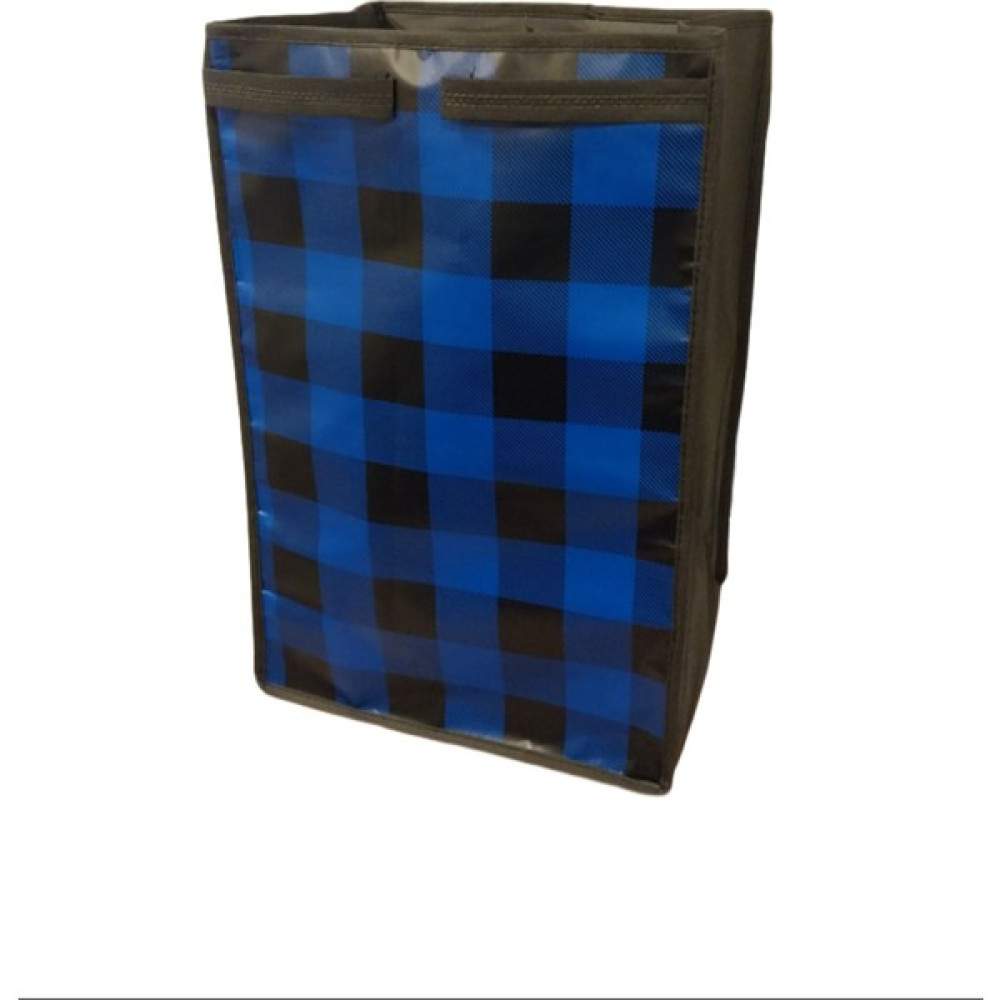 Ceybag 5 mm Telli Pazar Arabası & Sadece Çantası Mavi Kareli Desenli & Eşya Saklama / Düzenleme Fiyatı