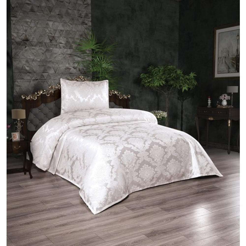Çeyiz Bahçesi Adessa Tek Kişilik Yatak Örtüsü - Krem - 160 x 240 cm Yatak Örtüsü Fiyatı