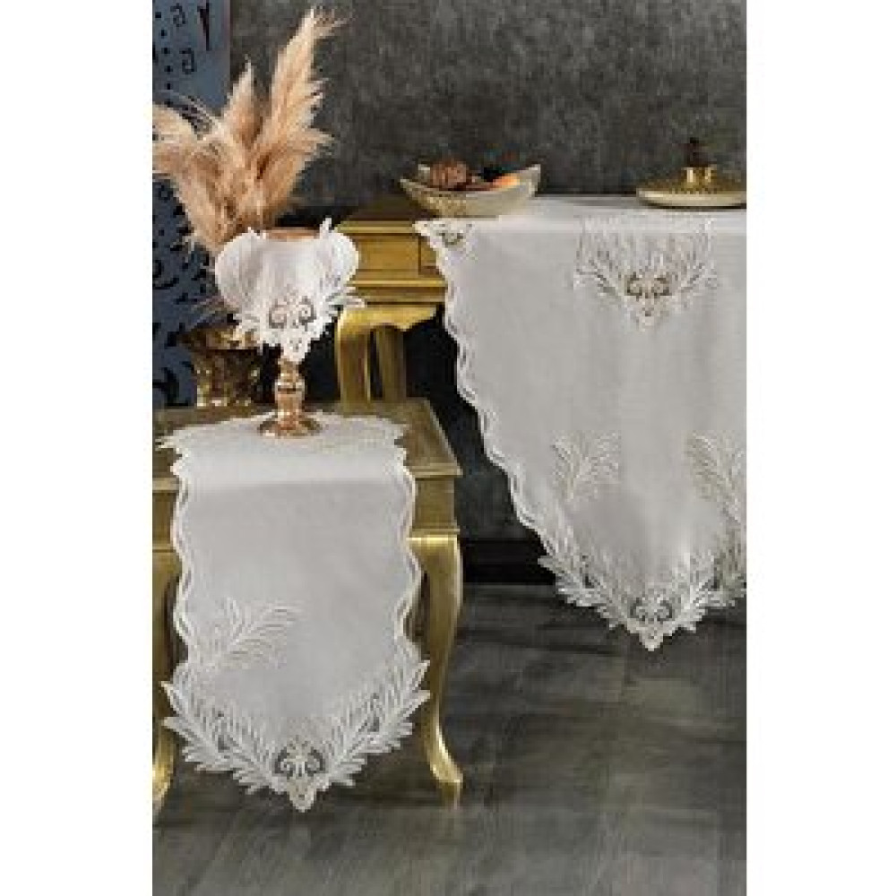 Çeyiz Diyarı Hazan 5 Parça Salon Takımı Gri Runner Fiyatı