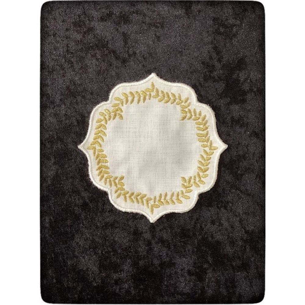Çeyizhan 6 Adet - Maraş Işi Sırma Nakış Işlemeli Keten Sunum Peçetesi - 14 x 14 cm - Krem - Gold Masa Örtüsü Fiyatı