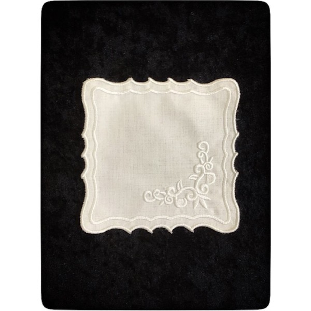 Çeyizhan 6 Adet - Maraş Işi Sırma Nakış Işlemeli Keten Sunum Peçetesi - Krem - 14 x 14 cm Masa Örtüsü Fiyatı