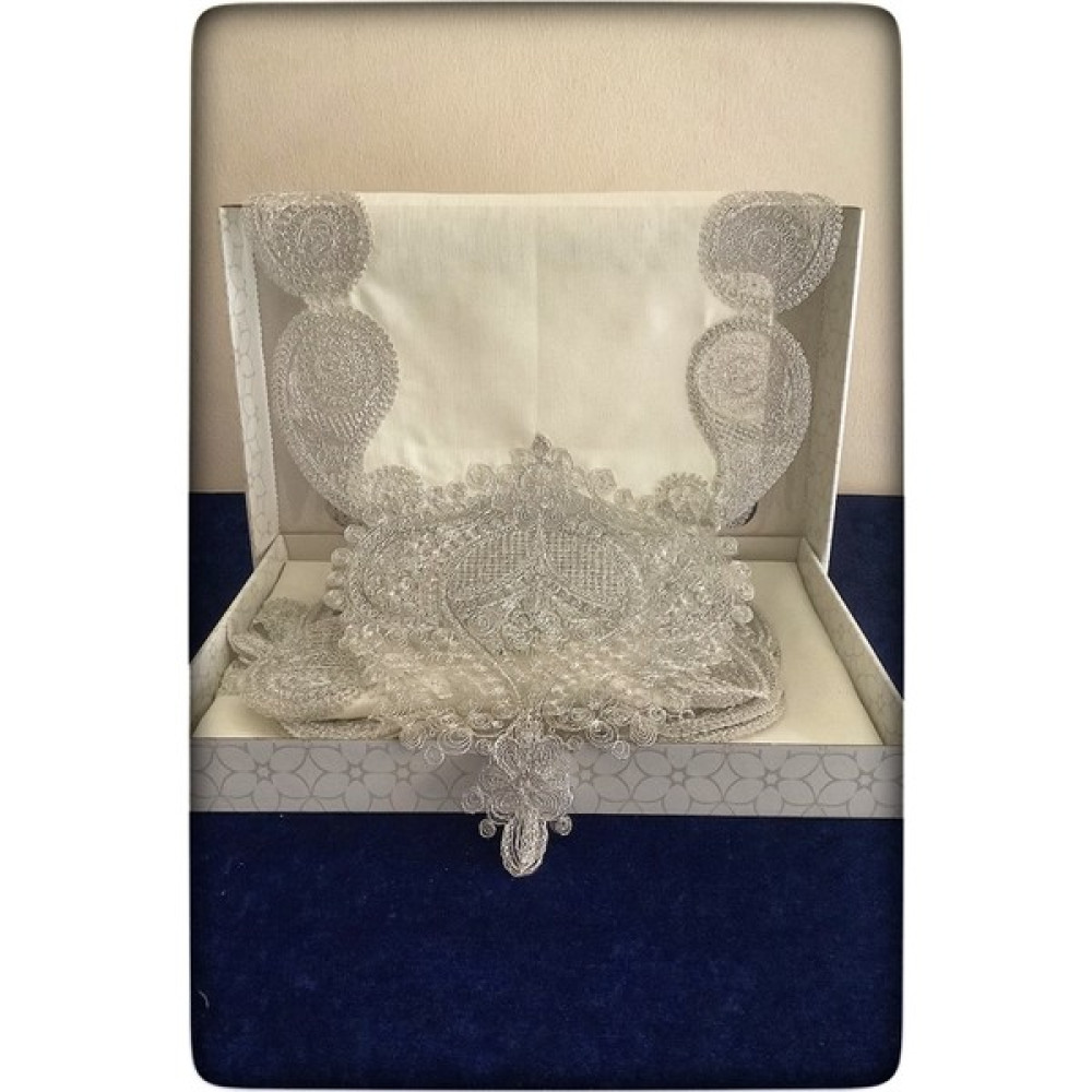 Çeyizhan Keten (Linen) Salon Takımı - 5 Parça - Krem - 75 x 160 cm Masa Örtüsü Fiyatı