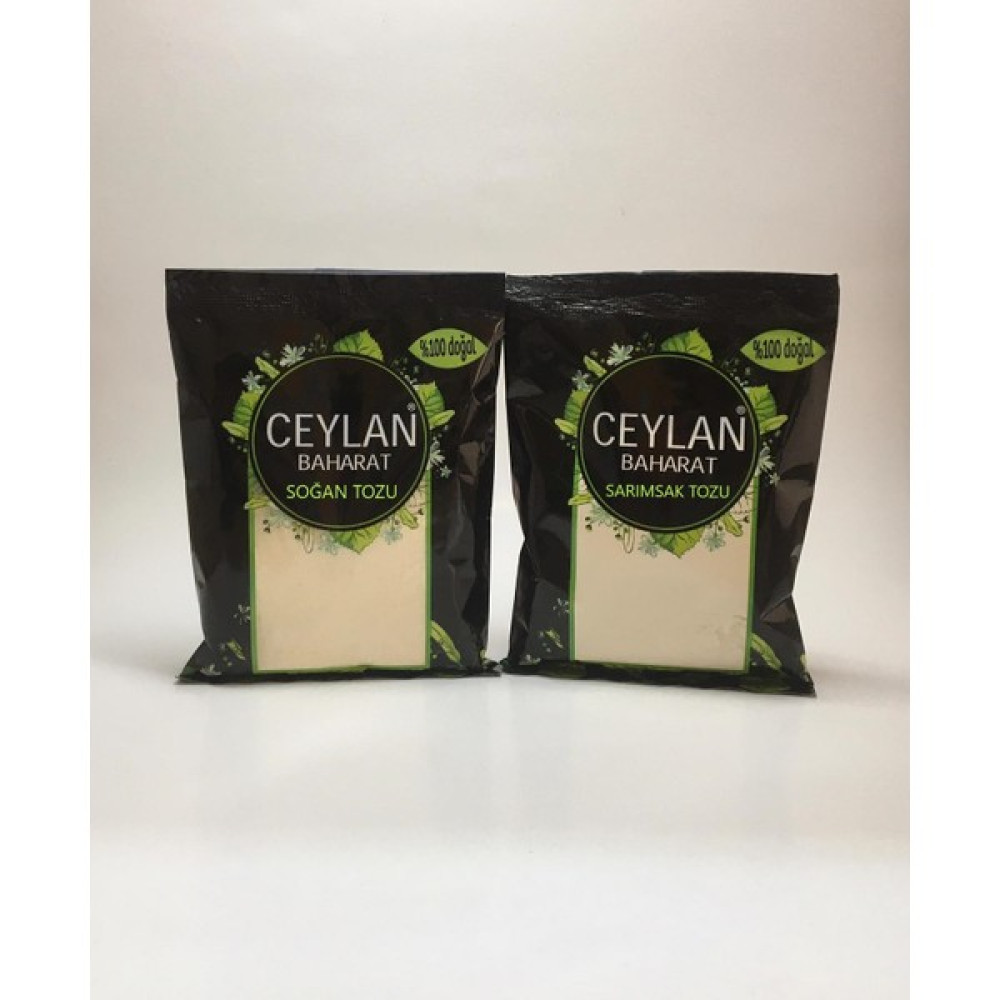 Ceylan Baharat Sarımsak Tozu 50 gr + Soğan Tozu 50 gr - 100 gr Baharat Fiyatı