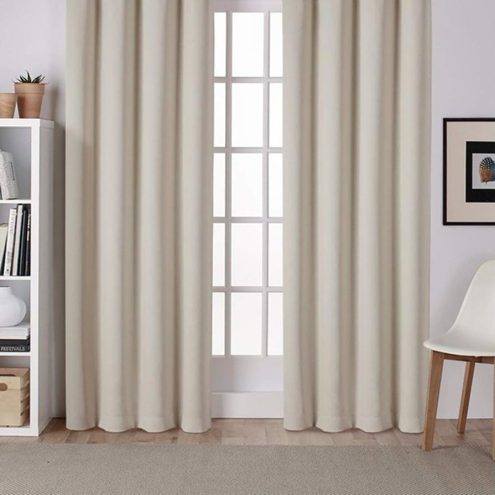 Ceylan Home Atlas Saten Krem Güneşlik Perde 300X250 - 300 x 250 cm Güneşlik Fiyatı