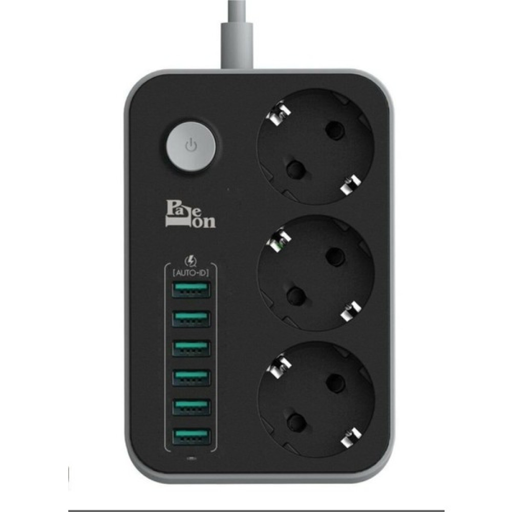 Ceylan Teknoloji İletişim USB Port Çoklu Şarj Istasyonu Priz Çoğaltıcı 6 USB Girişi 3.4A ve 3 Priz - 1 Adet Prizler Fiyatı