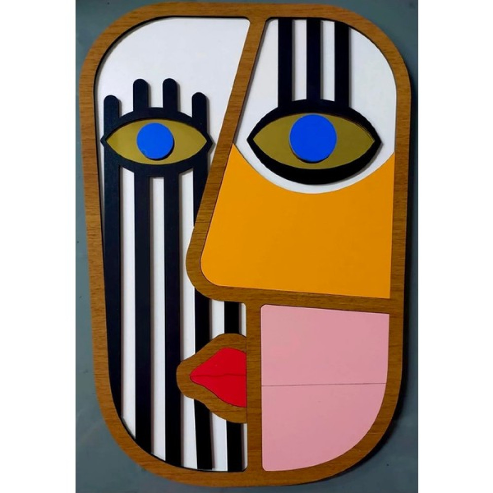 Ceylin Hobi Hediyelik Abstrasso Mask Dekoratif Bohem Duvar Süsü Şık 40CMX26CM Ev & Dekorasyon Aksesuarları Fiyatı