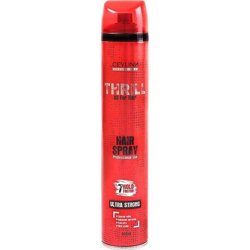 Ceylin Thrill Ultra Strong Saç Spreyi 400 ML Saç Şekillendirici Sprey Fiyatı