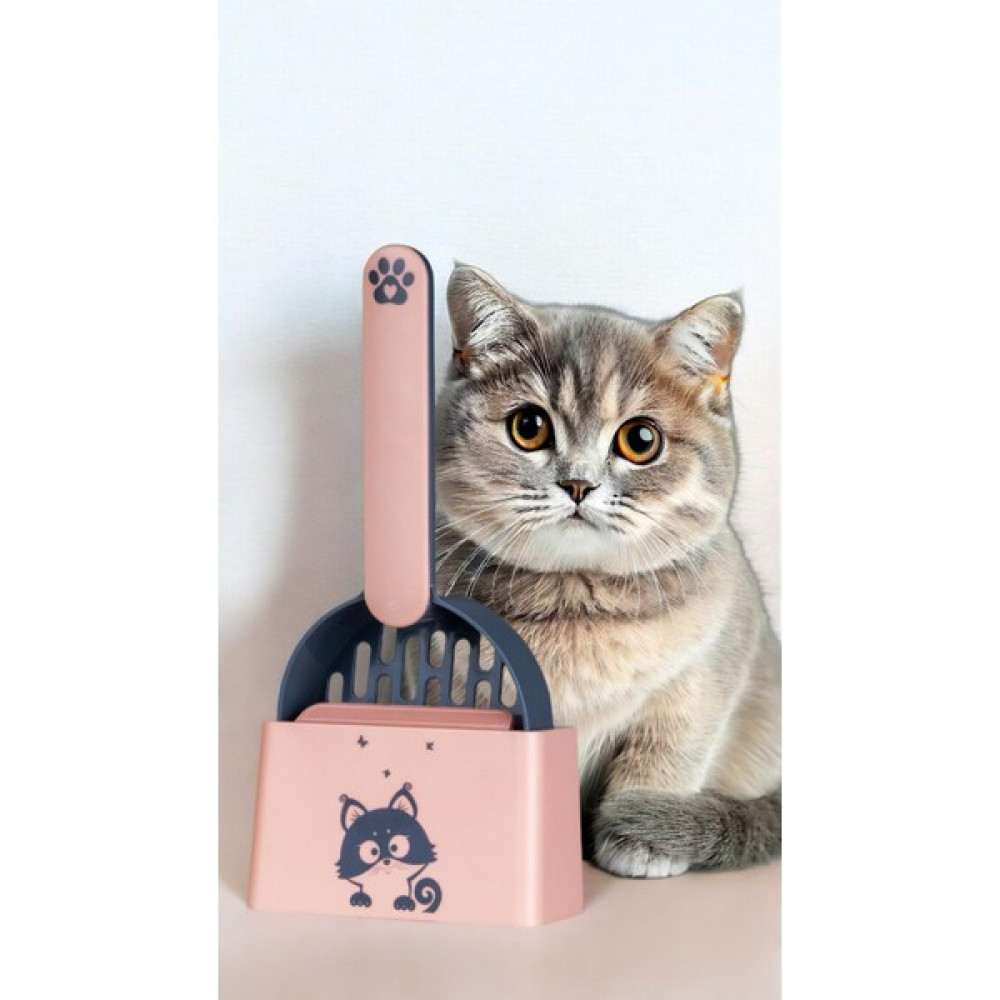 Ceyus Kedi Kumu Temizleme Küreği ve Platformu - Açık Pembe Evcil Hayvan Ürünleri Fiyatı